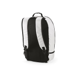 Mochila de RPET com tiras refletoras e bolso para sapatos 25L cor branco segunda vista