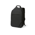 Mochila de 300D RPET com compartimento frontal com zíper 18L 15,6” cor preto