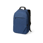 Mochila de 300D RPET com compartimento frontal com zíper 18L 15,6” cor azul