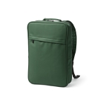 Mochila para PC de couro sintético com encosto acolchoado 15,6'' cor verde