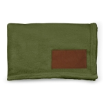 Manta extra macia de RPET com patch imprimível 240 g/m2 cor verde militar segunda vista