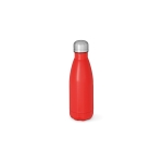 Garrafa de aço inoxidável reciclado com acabamento mate 400ml cor vermelho