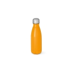 Garrafa de aço inoxidável reciclado com acabamento mate 400ml cor cor-de-laranja