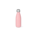 Garrafa de aço inoxidável reciclado com acabamento mate 400ml cor cor-de-rosa