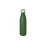 Garrafa de aço inoxidável reciclado com tampa antigotejo 500ml cor verde militar