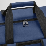 Mochila térmica de RPET com um grande bolso frontal 28L cor azul vista de detalhe 