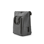 Mochila térmica de RPET com um grande bolso frontal 28L cor cinzento-escuro