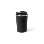 Copo térmico sustentável de aço inoxidável reciclado de 400ml cor preto