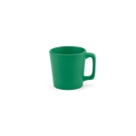 Caneca de cerâmica com acabamento mate disponível em cores vivas 60ml cor verde