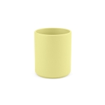 Caneca de cerâmica com acabamento mate elegante sem pegas 210ml cor amarelo