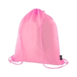 Mochila de cordas de RPET em cores vivas com cordas a condizer cor cor-de-rosa segunda vista