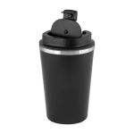 Copo take away preto de aço inoxidável de parede dupla 480ml cor preto quinta vista