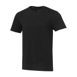 T-shirt de algodão e poliéster reciclado unissexo 160 g/m2 Elevate NXT cor preto