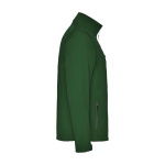 Casaco softshell de poliéster para homem 300 g/m2 Roly cor verde garrafa segunda vista com lateral