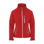 Casaco softshell de poliéster e elastano para mulher 300 g/m2 Roly cor vermelho