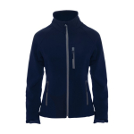 Casaco softshell de poliéster e elastano para mulher 300 g/m2 Roly cor azul-marinho