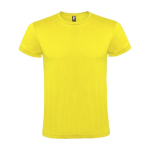 T-shirt 100% de algodão de manga curta unissexo 150 g/m2 Roly Atomic cor amarelo