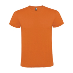 T-shirt 100% de algodão de manga curta unissexo 150 g/m2 Roly Atomic cor cor-de-laranja