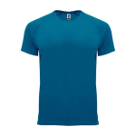 T-shirt técnica de poliéster 100% para homem 135 g/m2 Roly cor azul-escuro