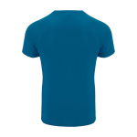 T-shirt técnica de poliéster 100% para homem 135 g/m2 Roly cor azul-escuro segunda vista traseira