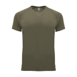 T-shirt técnica de poliéster 100% para homem 135 g/m2 Roly cor verde militar