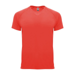 T-shirt técnica de poliéster 100% para homem 135 g/m2 Roly cor coral