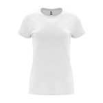 T-shirt 100% de algodão de malha para mulher 170 g/m2 Roly cor branco