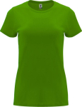 T-shirt 100% de algodão de malha para mulher 170 g/m2 Roly cor verde relva