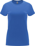 T-shirt 100% de algodão de malha para mulher 170 g/m2 Roly cor azul riviera