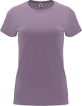 T-shirt 100% de algodão de malha para mulher 170 g/m2 Roly cor lavanda