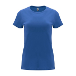 T-shirt 100% de algodão de malha para mulher 170 g/m2 Roly cor azul real