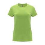 T-shirt 100% de algodão de malha para mulher 170 g/m2 Roly cor verde-lima