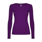 T-shirt 100% de algodão de malha para mulher 160 g/m2 Roly cor roxo