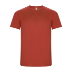 T-shirt técnica 50% de poliéster reciclado para homem 135 g/m2 Roly cor vermelho