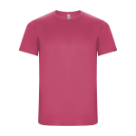 T-shirt técnica 50% de poliéster reciclado para homem 135 g/m2 Roly cor fúcsia fluorescente