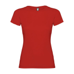 T-shirt 100% de algodão de malha para mulher 155 g/m2 Roly cor vermelho