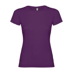 T-shirt 100% de algodão de malha para mulher 155 g/m2 Roly cor roxo