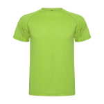 T-shirt técnica de poliéster de ponto piqué para homem 150 g/m2 Roly cor verde-lima