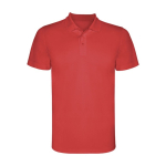 Pólo técnico de poliéster de ponto piqué para homem 150 g/m2 Roly cor vermelho