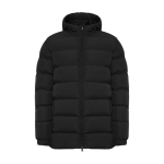 Parka desportiva acolchoada de poliéster 110 g/m2 Roly cor preto