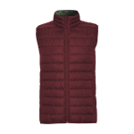 Colete isolante de poliéster toque tipo pena para homem 290 g/m2 Roly cor bordeaux