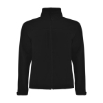 Casaco softshell de poliéster de 3 camadas unissexo 300 g/m2 Roly cor preto