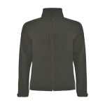 Casaco softshell de poliéster de 3 camadas unissexo 300 g/m2 Roly cor verde militar