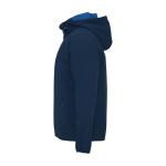 Casaco softshell de poliéster e elastano unissexo 300 g/m2 Roly cor azul-marinho vista lateral