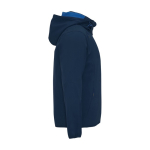 Casaco softshell de poliéster e elastano unissexo 300 g/m2 Roly cor azul-marinho segunda vista com lateral