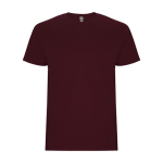 T-shirt 100% de algodão de malha para homem 190 g/m2 Roly cor bordeaux