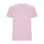 T-shirt 100% de algodão de malha para homem 190 g/m2 Roly cor cor-de-rosa claro