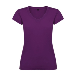 T-shirt 100% de algodão de malha para mulher 155 g/m2 Roly cor roxo