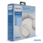 Auscultadores dobráveis com botão Bass Boost marca Philips cor branco sétima vista