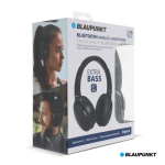 Auriculares sem fios com microfone integrado marca Blaupunkt cor preto sexta vista